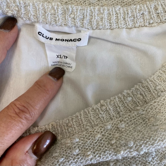 CLUB Monaco Layered Sweater Size XS - Picture 6 of 7